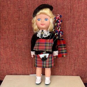 Vintage British Piper Girl Doll No. 2 with working opening and closing eyes